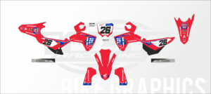 Honda Drift HondaCRF250 450 25 compleet set